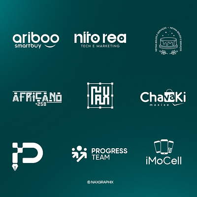 Logo colection By Nax Graphics branding graphic design illustrator logo logo design nax graphics