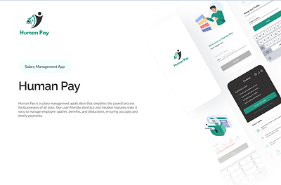 Human Pay - A salary management App app design figma graphic design mobile mobile app salary ui ui ux ux