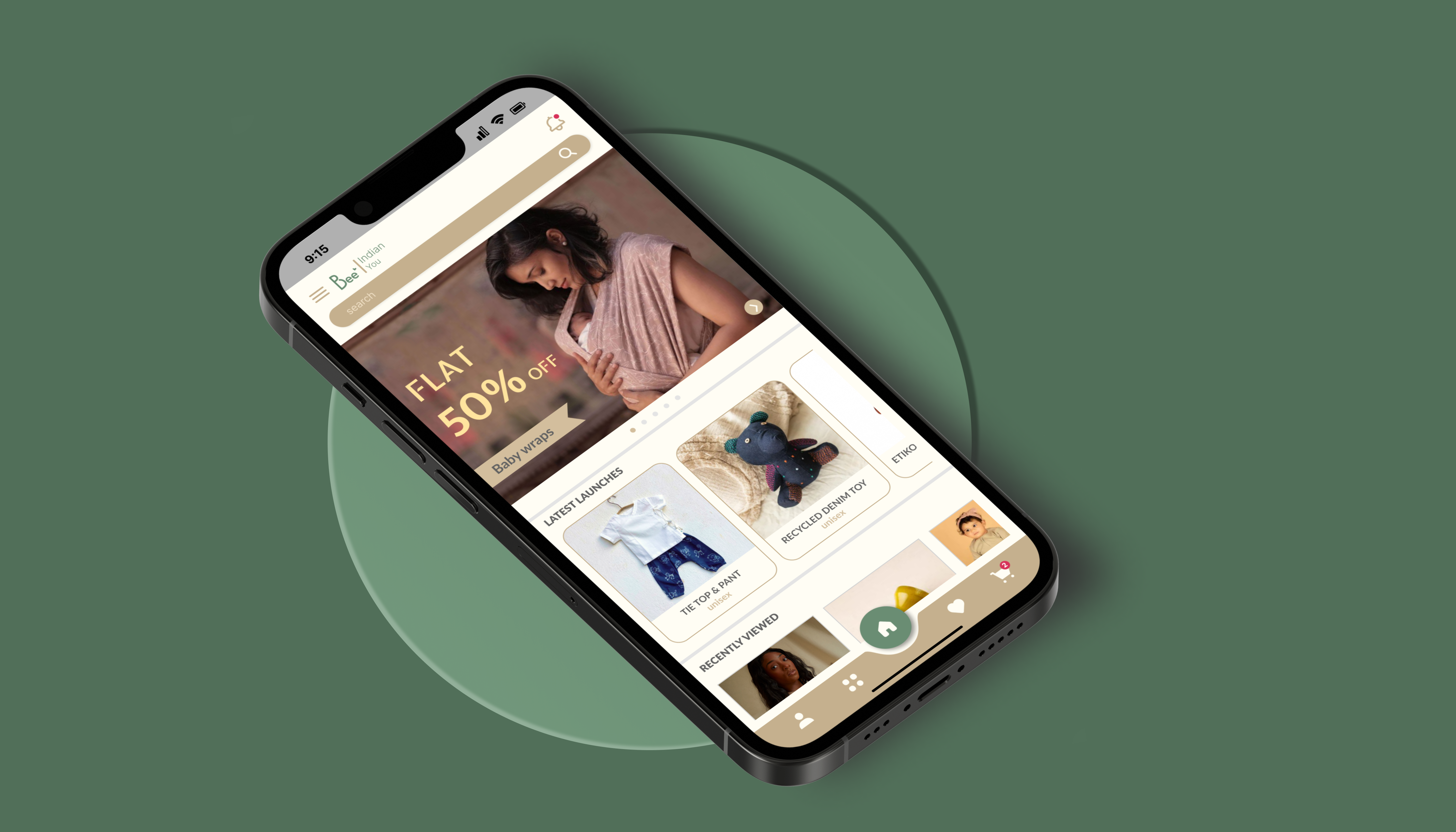 Example of Minimal Mobile App Design