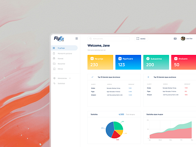 Logistics Dashboard administration components dashboard logistic saas ui ux website