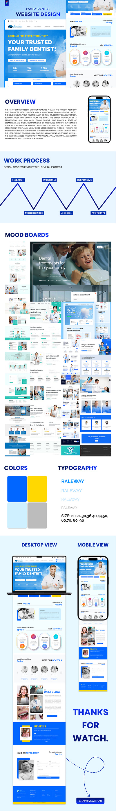 DENTIST WEBSITE DESIGN CASE STUDY. app design app ui apps design branding hcd design landing page landing page design logo mobile app design ui ui design ux design website ui