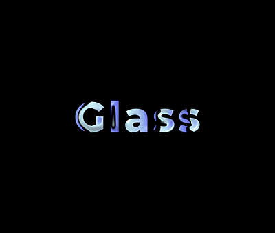 Glass animation motion graphics