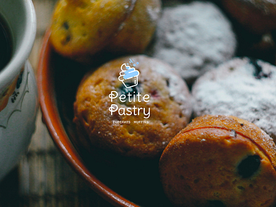 Petite Pastry Logo Branding brand identity branding design graphic design illustration logo typography ui