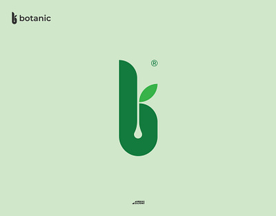 Botanic Logo Design (Unused) b best logo design best logo designer botanic logo branding business logo leaf letter b logo letter b nature logo letter logo logo logo design logo designer logo mark logo process logo type logos minimal logo modern logo nature