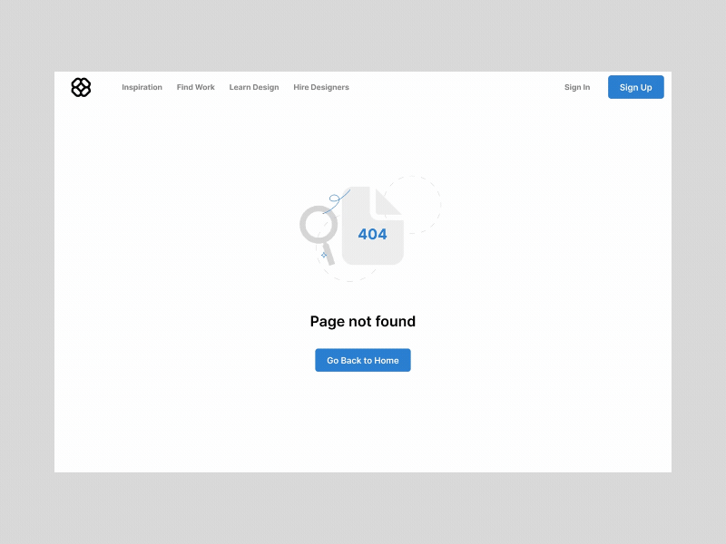 404 Page Design - #008 008 404 dailyui page not found