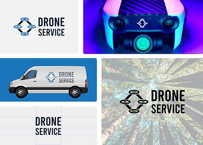 Drone logo design | Brand Identity Design branding branding design drone logo drone service branding graphic design illustration innovation branding logo precision design tech logo