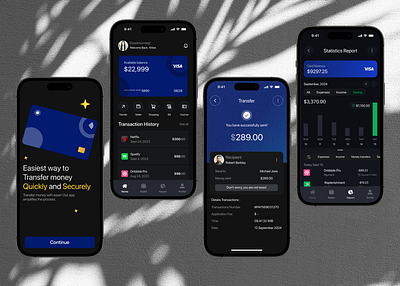 Fintech Mobile App UI ✨ app design fintech mobile app mobile app product design ui ux