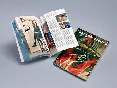 Highgate Journal book editorial education graphic design layout magazine print print design publication publishing school