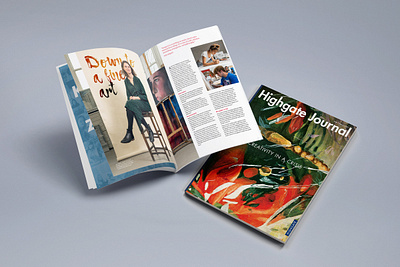 Highgate Journal book editorial education graphic design layout magazine print print design publication publishing school