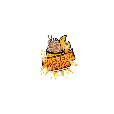 Basreng Meledak Logo bakso goreng banyumas basreng basreng logo brand branding design graphic design jawa tengah logo logo bakso goreng logo basreng logo ngapak logo purbalingga logo type logogram logos purbalingga vector