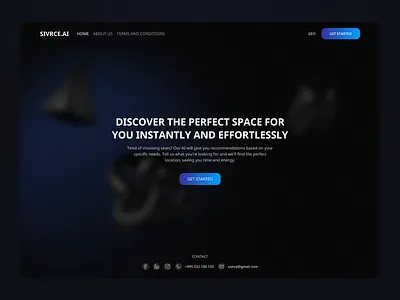 AI website design - Sivrce.AI ai artificial intelligence branding clean design futuristic machine learning minimal minimalistic design modern design product design tech startup technology ui ui design ux ux design web design inspiration website design