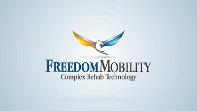 Freedom Mobility Logo Animation animated logo design animation company logo animated company logo animation logo logo animation logo animator logo creation motion graphics wheelchair logo design