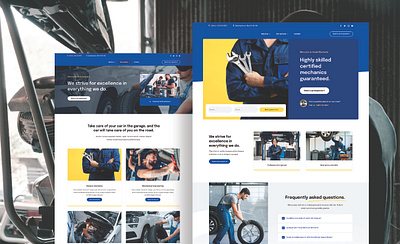 Mechanic WordPress website development booking website landing page mechanic website web design web dev website website design wordpress wordpress design wordpress dev wordpress theme wordpress website