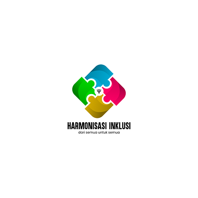 Harmonisasi Inklusi - Logo brand branding desainer ngapak design designer ngapak grapharea graphic design harmonisasi inklusi harmonisasi inklusi logo illustration logo logo desain logogram logos ngapak psikologi psikologi ump ump vector