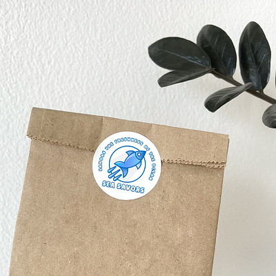 Sea Savors Logo branding design designerlogo fish graphic design illustration logo mockup packaging packing rocket ui webdesigner website