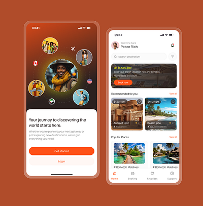 Travel mobile app app design ux uidesign mobileapp ui