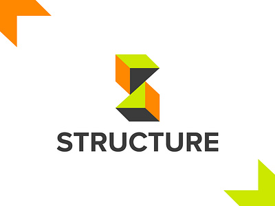 Structure - Logo Design futuristic logo structure