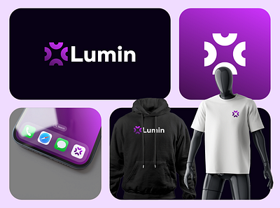 Lumin-Logo Design adobe branding company logo creative logo custom logo design design logo graphic design ilic illustration jure jureilic logo logo design loopwash minimalist logo modern logo ui vector visual identity