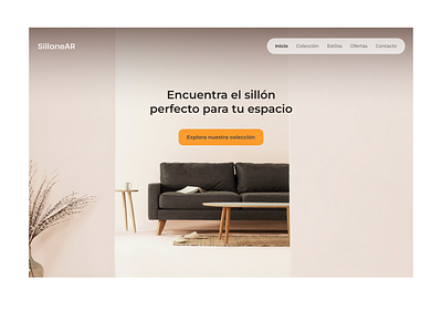 Landing page - SilloneAR service design club