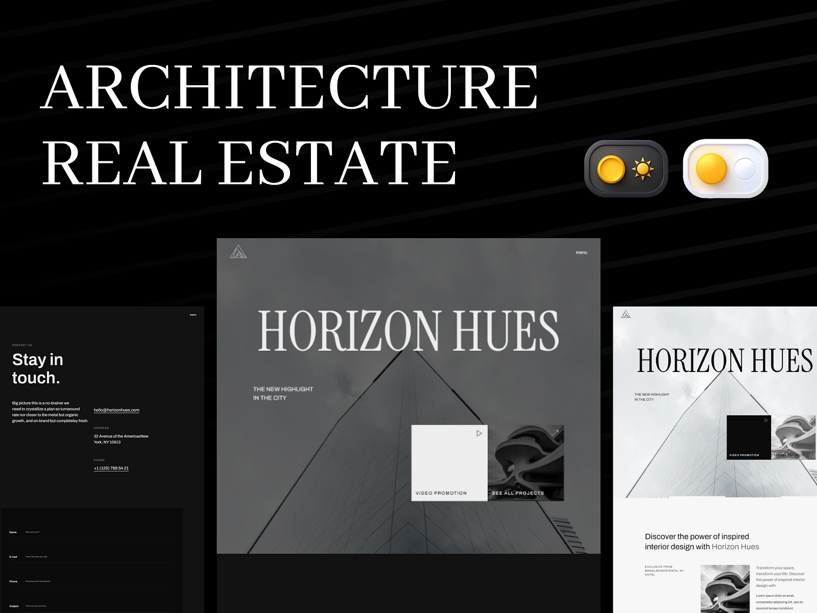 Horizon Hues - Webflow Architecture Template by Zafre Media on Dribbble
