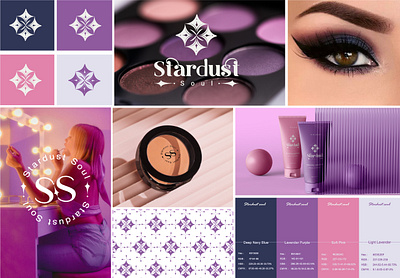 Stardust Soul | Makeup Brand Identity & Packaging beauty products brand designer brand identity brand strategy branding bussiness cosmetics design dribble graphic design illustrator logo logo design makeup makeup branding makeup packaging design modern design packaging design stardust soul visual identity