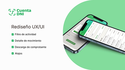 Cuenta DNI Rediseño UX UI design ux ui