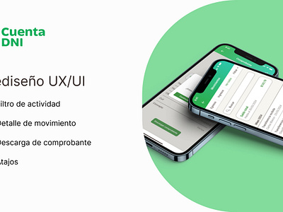 Cuenta DNI Rediseño UX UI design ux ui