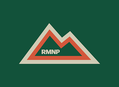 RMNP - Rocky Mountain National Park retro graphic colorado nationalpark nationalparks retro rmnp rockymountain vintage