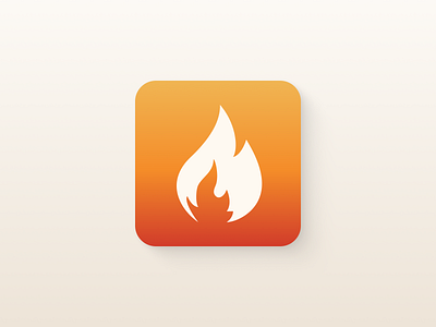 Daily UI Design #005 100 days of daily ui challenge app icon blaze daily ui design daily ui design 002 design fire logo ui ux design