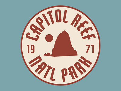 Capitol Reef National Park capitolreef graphic graphicdesign nationalpark nationalparks nature outdoor utah