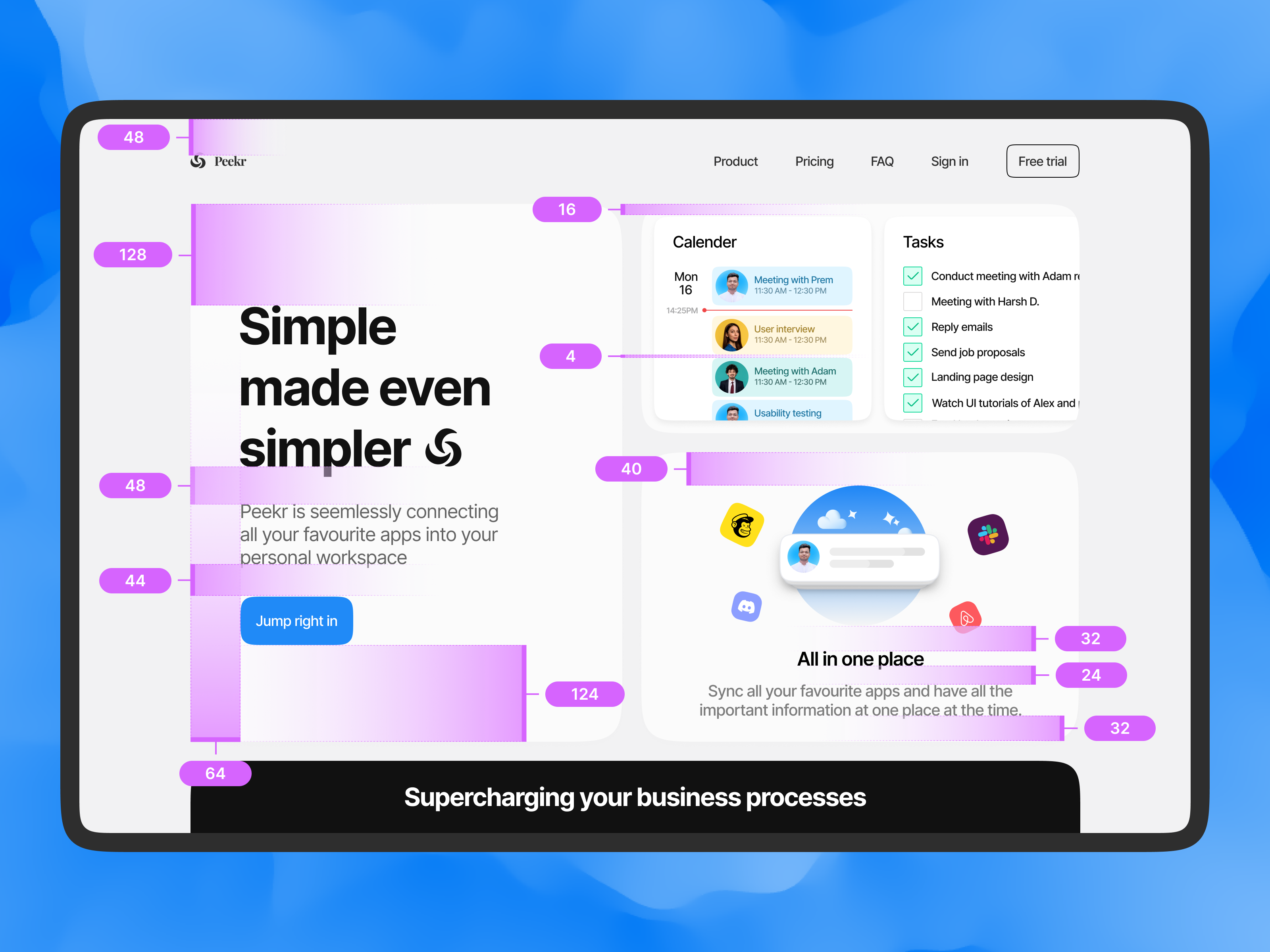 Example of Conversion Focused Landing Page Design