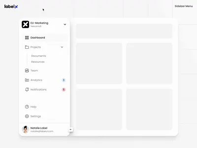 Sidepanel: Flexibility Meets Functionality component components design system figma figma kit figma ui kit menu menu navigation navigation sidebar sidebar menu sidepanel ui ui component ui design ui kit ux ux navigation