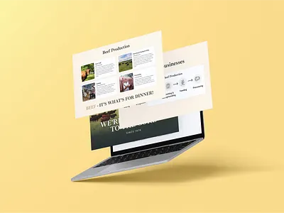Fredin Brothers Inc. - Website Design beef design website ranch ui design website design website idea