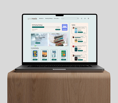 Rediseño Goodreads redesign ui
