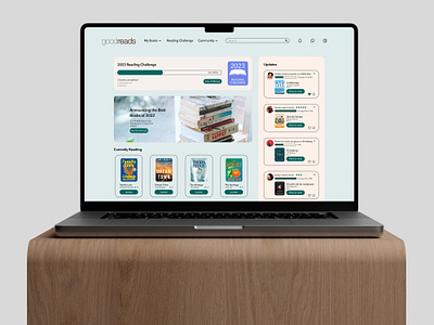 Rediseño Goodreads redesign ui