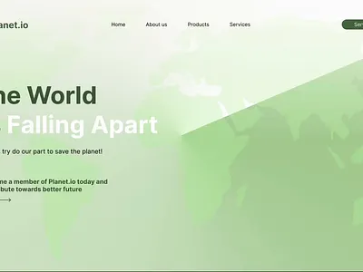 Planet.io website design screen animation ui uiux design ux design web ux website design