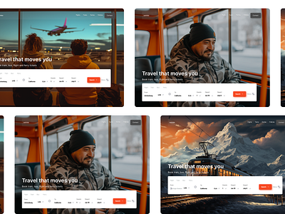 Larinka : All in one transportation for Europe agency website airline app best ui design design europe ferry flight illustration landing page landingpagedesign train transport transportation travel ui uiux ux website website design