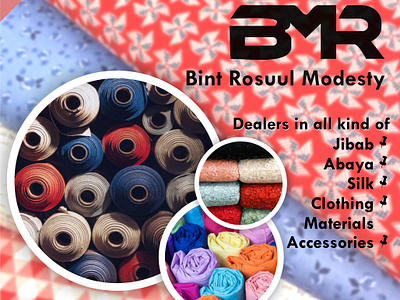 Bint Rosuul Modesty - Fabric and Accessories abaya accessories business clothing design graphic design jibab materials modest fashion nigeria silk