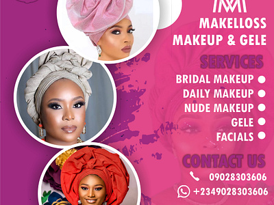 MakeUp by MA - Bridal, Daily, and Nude Makeup beauty bridal daily design gele graphic design ma makeup nigeria services