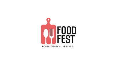 Food Fest Logo Animation 2d logo animation animated logo animation branding custom logo animation food logo graphic design logo logo animation logos motion graphics