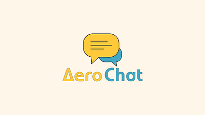 Aero Chat Logo Animation 2d logo animation animated logo animation animation brand branding chat logo custom logo animation graphic design logo logo animation logo motion logos motion graphics