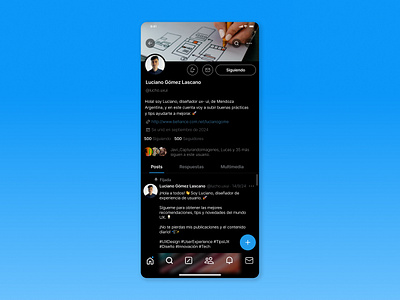 UI Camp - Challenge 1 - Recreá el perfil de Twitter service design club ui camp ui camp w24