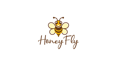 HoneyFly Logo Animation 2d logo animation animation branding custom logo animation graphic design logo logo animation logo motion logos motion graphics