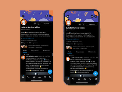 🐦 Recreá el perfil de Twitter design service design club twitter ui camp w24 ux ui