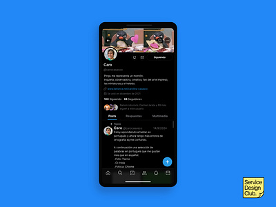 🐦 Recreá el perfil de Twitter service design club ui camp ui camp w24