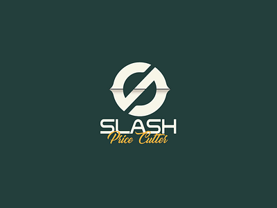 Slash-Price-Cutter-Logo app branding design discount logo pricing graphic design illustration logo logos typography ui vector