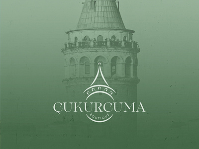 Çukurcuma Logo Design fashion galata istanbul logo design tower