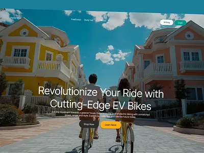 GET BIKES agency website app best ui design bikes branding design illustration landingpagedesign logo ride transportation ui website design