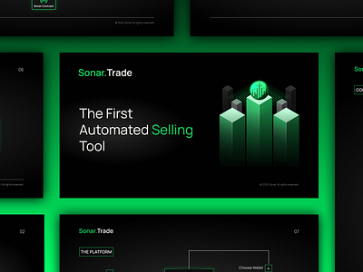 Sonar Trade Deck blockchain crypto crypto ai crypto pitch deck crypto sales deck fundraise illustration investor deck pitch deck pitchdeck presentation sales deck sales deck web3 salesdeck sonar trade sonar trade crypto sonartrade the logo guy thelogoguy web3