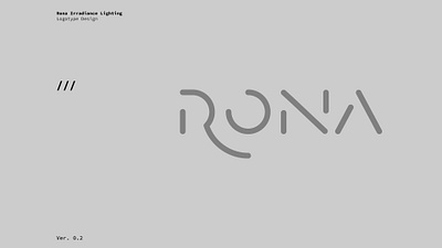 Rona Lighting branding graphic design vci